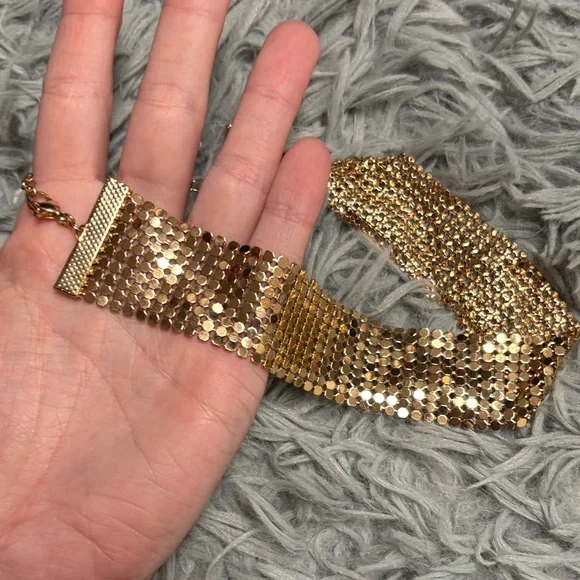 NWOT Thick Gold Choker - Picture 8 of 14